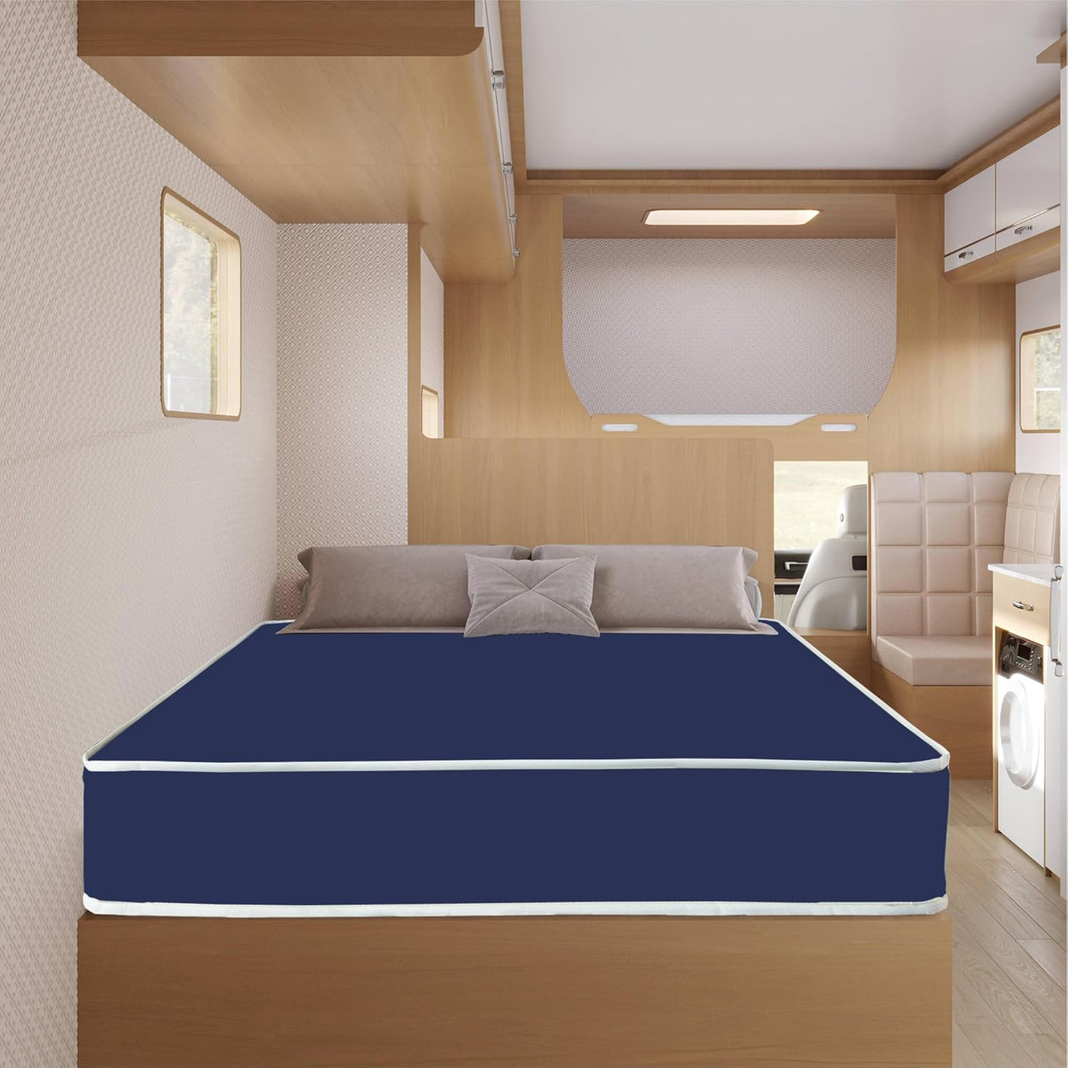 Medium Firm 8-Inch Water-Resistant Twin Foam Mattress - Easy Clean & Quiet gallery