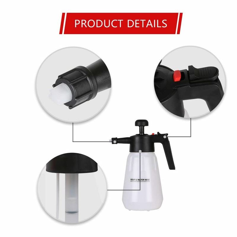 CarCarez Foaming Sprayer 1.5L Multi-Purpose Hand Pump Sprayer Professional gallery