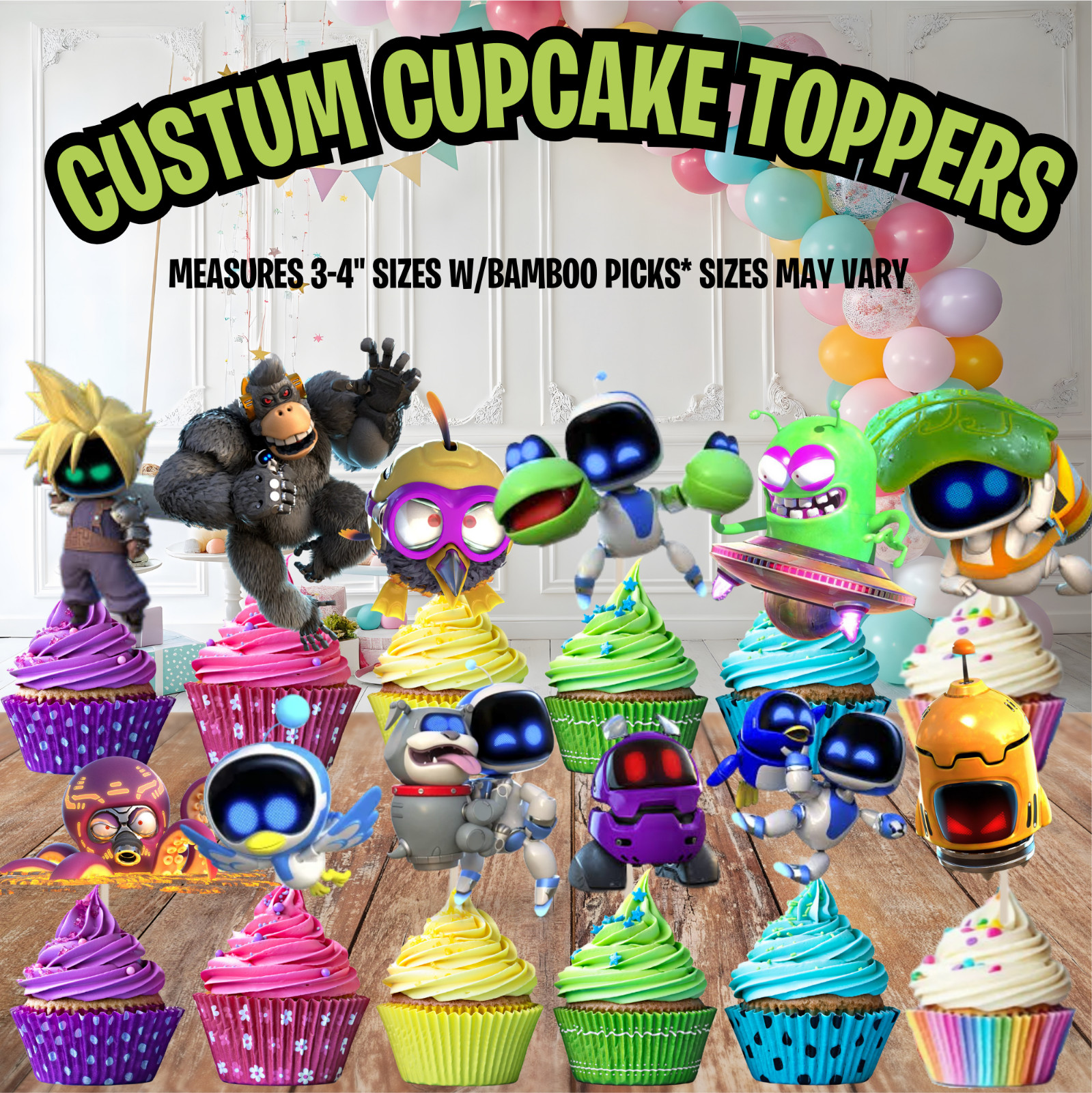ASTROBOT CENTERPIECE TABLEWARE PARTY SUPPLIES BIRTHDAY DECORATION THEME gallery