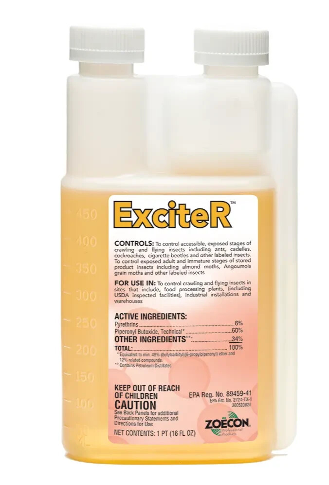 16 oz ExciteR 6% Pyrethrin Pest Control Insecticide Mosquitoes Flies Fleas Tick gallery