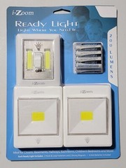 i-Zoom Ready Light 2 Hook & Loop Fasteners And Strong Magnets