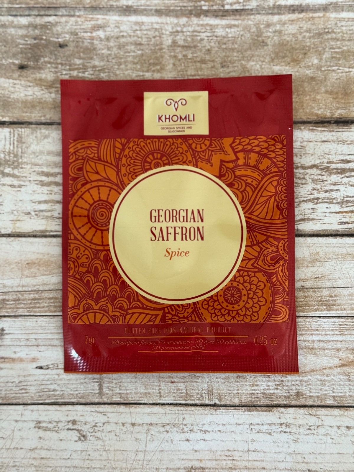SAFFRON, Georgian Spice Packet, Net Wt. 0.25oz (7gr), Khomli Brand gallery