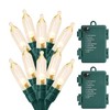 Outdoor String Lights Christmas Lights 50 LED Battery Operated String Lights ... gallery