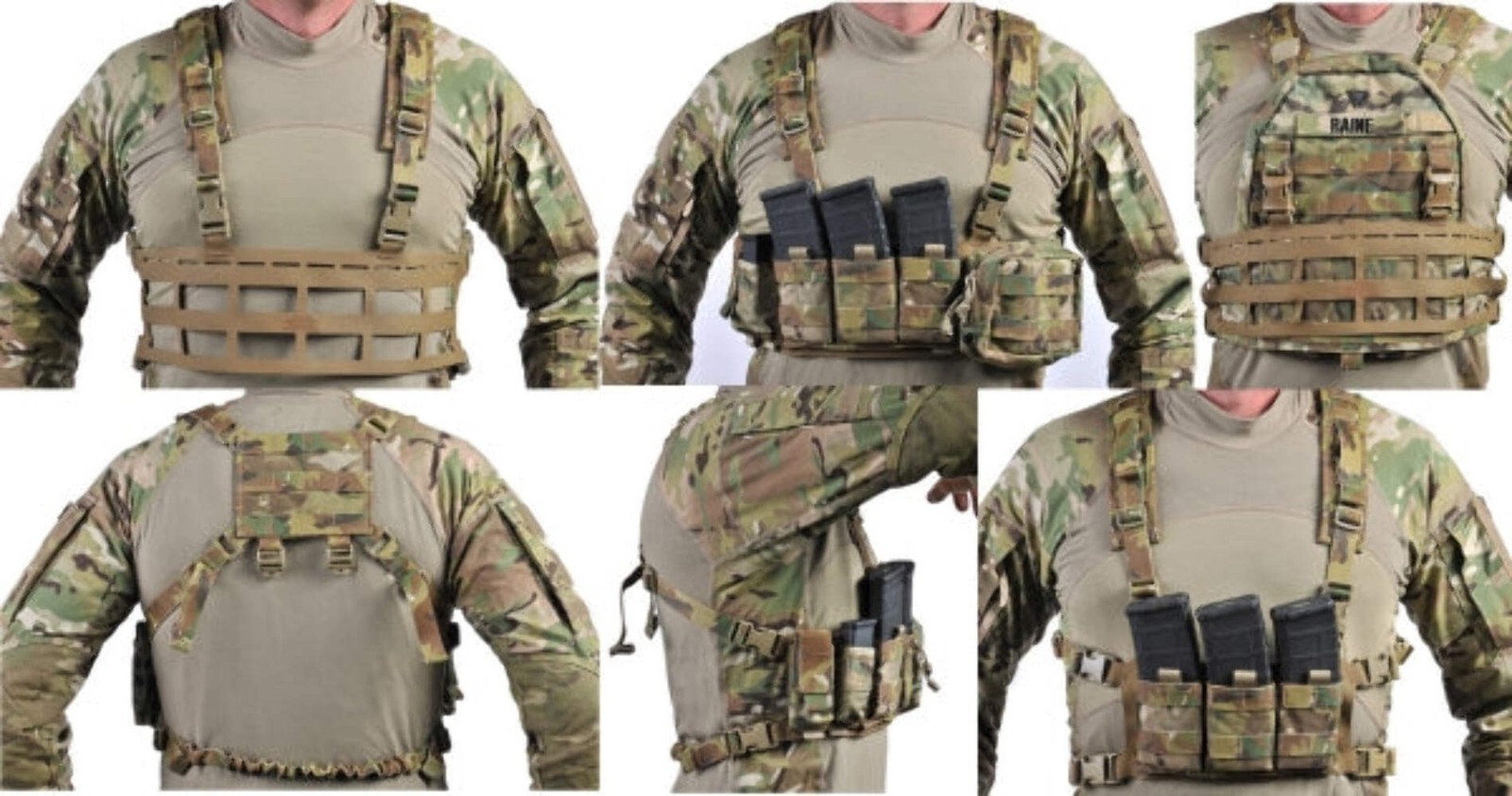 Raine Vector Lightweight MOLLE Laser Chest Rig - Made in U.S.A. gallery