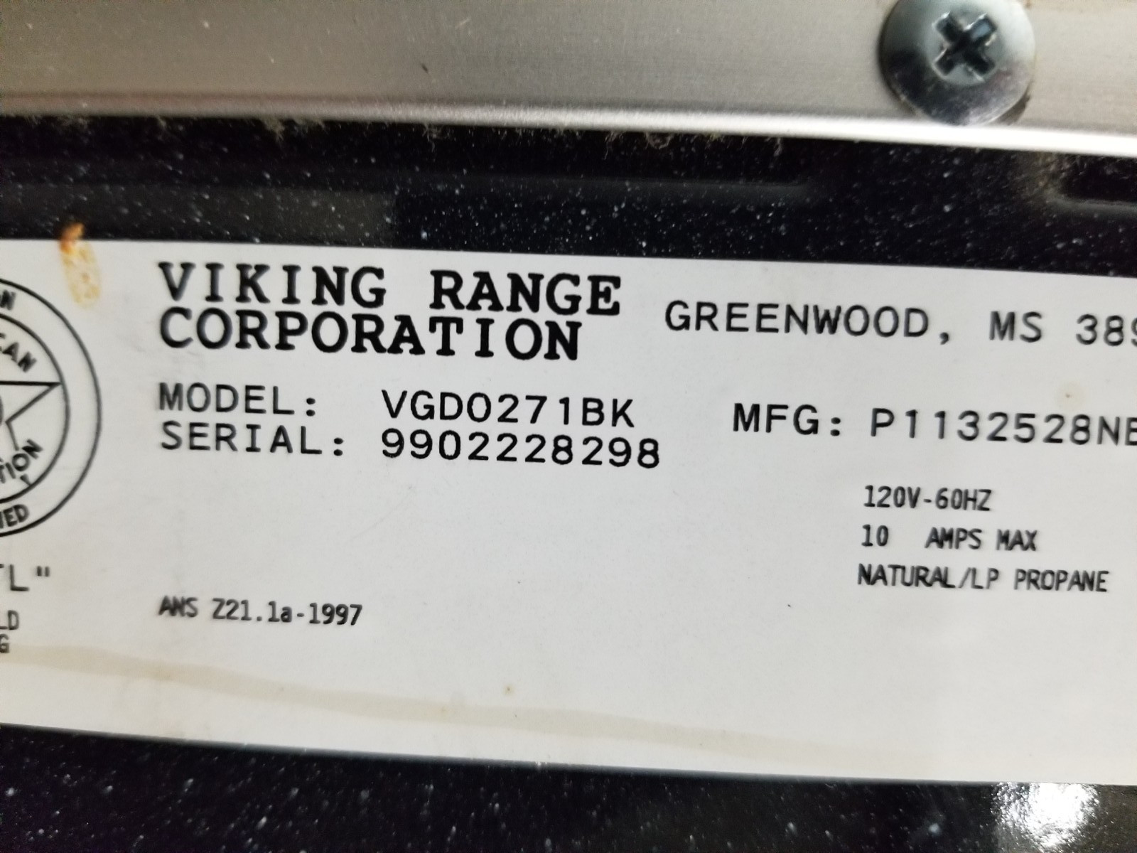 Genuine VIKING Built-In Oven Cooling Fan Assy # PE110024 PE110031 gallery