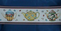 Mary Engelbreit Teapots Decorative Wall Border Pre Pasted Washable Strippable