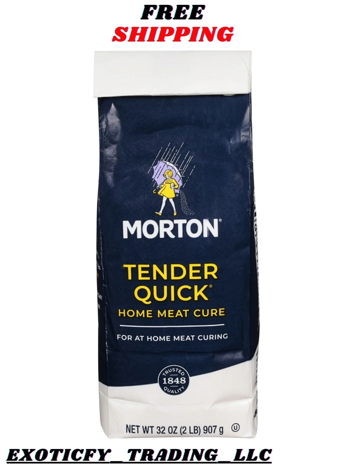 Morton Salt Tender Quick, Home Meat Cure for Meat or Poultry, 2 lb Bag New gallery