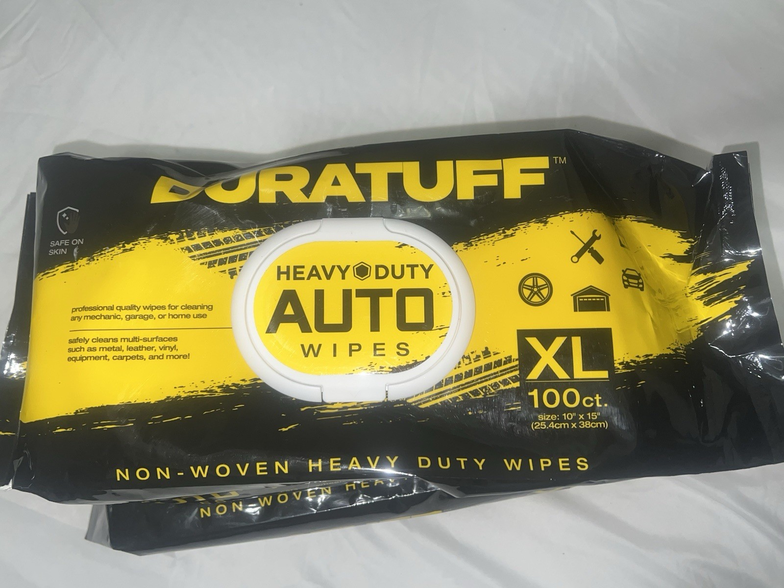 Auto Cleaning Wipes - 200 Count (2 Packs of 100) XL 15" x 10" Heavy-Duty AUTO gallery