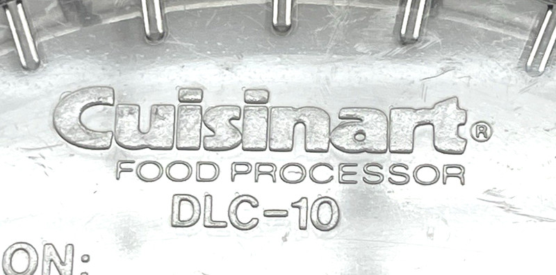 Cuisinart DLC-10 Food Processor Work Bowl Lid Only DLC-117B Replacement Part gallery