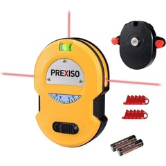 PREXISO Multi Surface Laser Level LED Light 30Ft Horizontal Vertical Line Laser