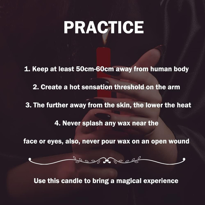 Low Temperature Candles,Romantic Wax Play Candles Low Heat for Lovers Couples gallery