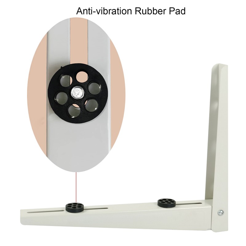 Mini Split Wall Mounting Bracket for 9000-18000BTU Foldable Air Conditioner Rack gallery