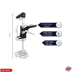 Labor Saving Arm Jack 2 Pack,15.5 Inch Multifunctional Furniture Lifter Jacks…