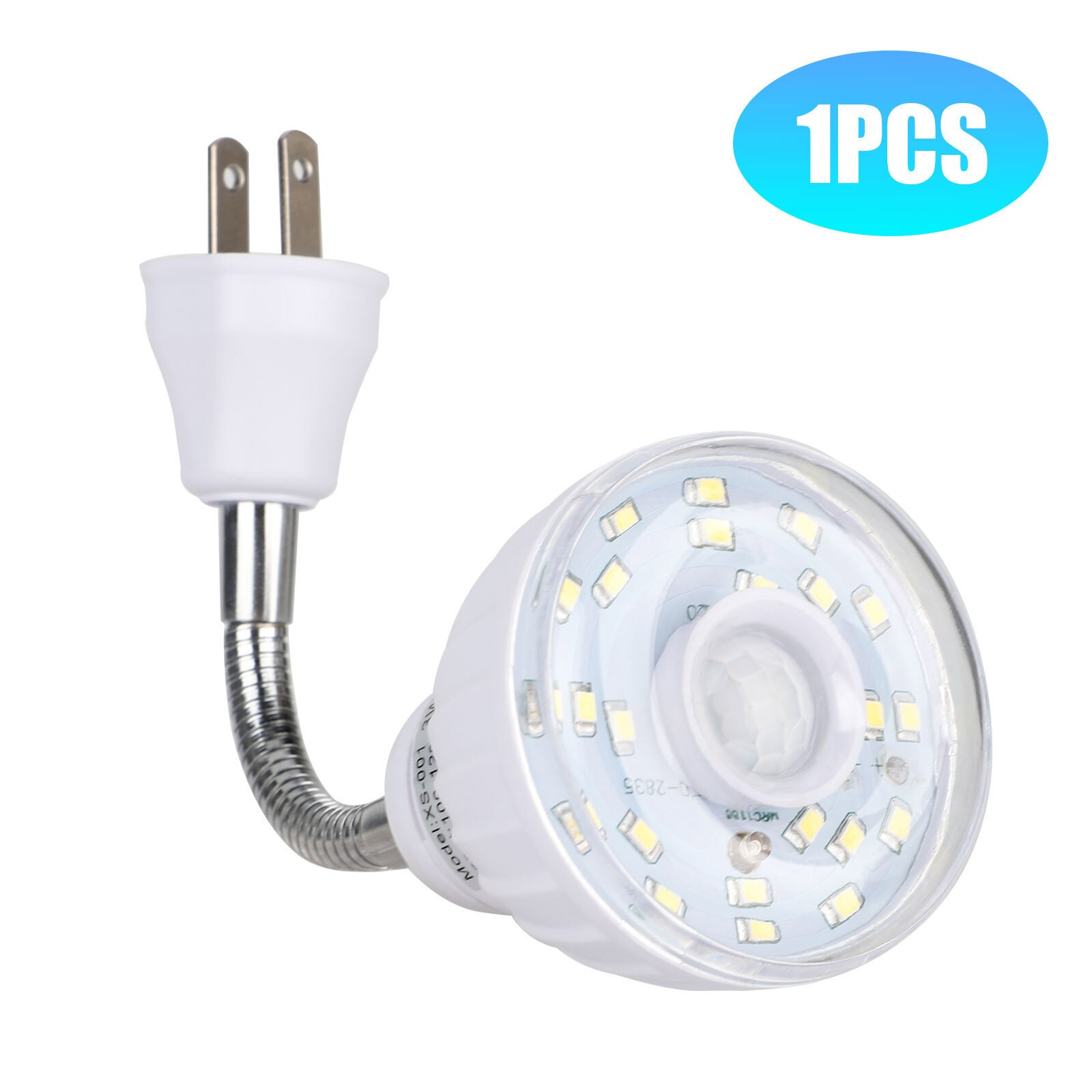 LED Sensor Night Light Motion-Activated AC Outlet Plug-In Wall Stair Lamp Indoor gallery