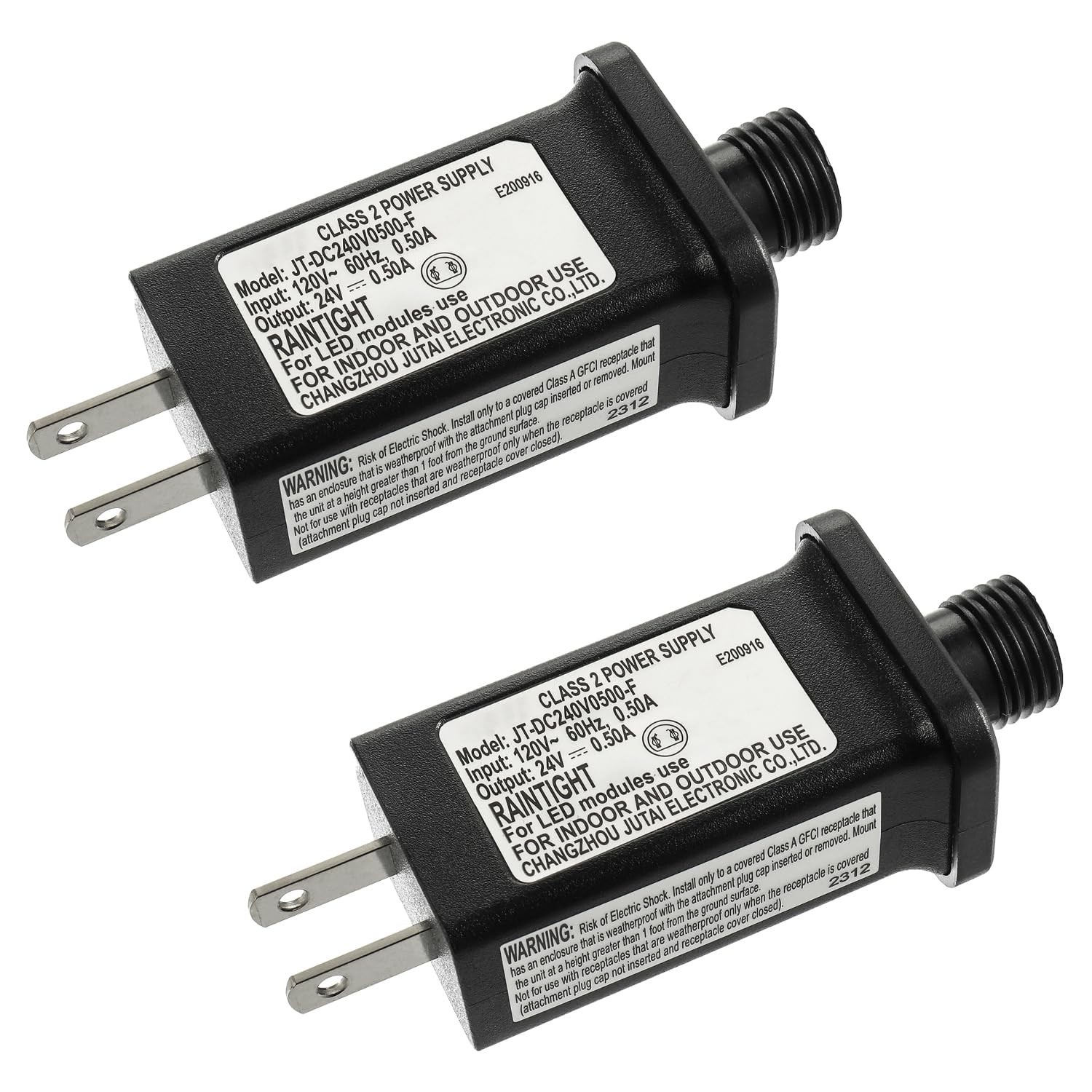 LED Transformer 24V 12W Class 2 Power Supply Adapter IP44 Low Voltage Driver gallery