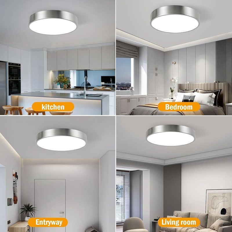 Modern Minimalist 13 Inch Ceiling Light, Dimmable 26W LED Ceiling Light Fixture gallery