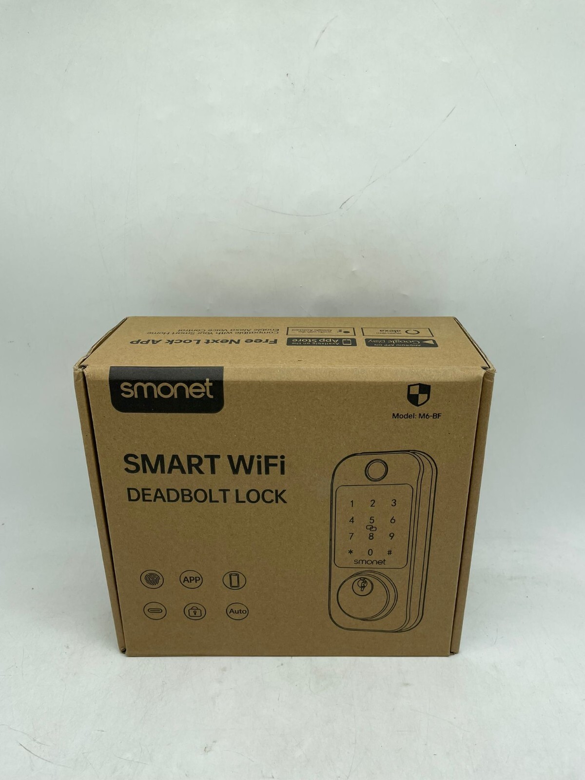 Smart WiFi Door Lock Deadbolt: SMONET Keyless Enrty Front Door Alexa Fingerprint gallery
