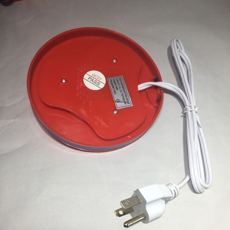 Teapot Ceramic Electric Kettle Red Polka Dot Electric Cerami Kitchen Kettle gallery