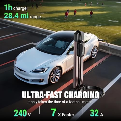 Tera 2025 New Level 2 Charger for Tesla Most Compact 32A 25FT NACS ETL FCC gallery