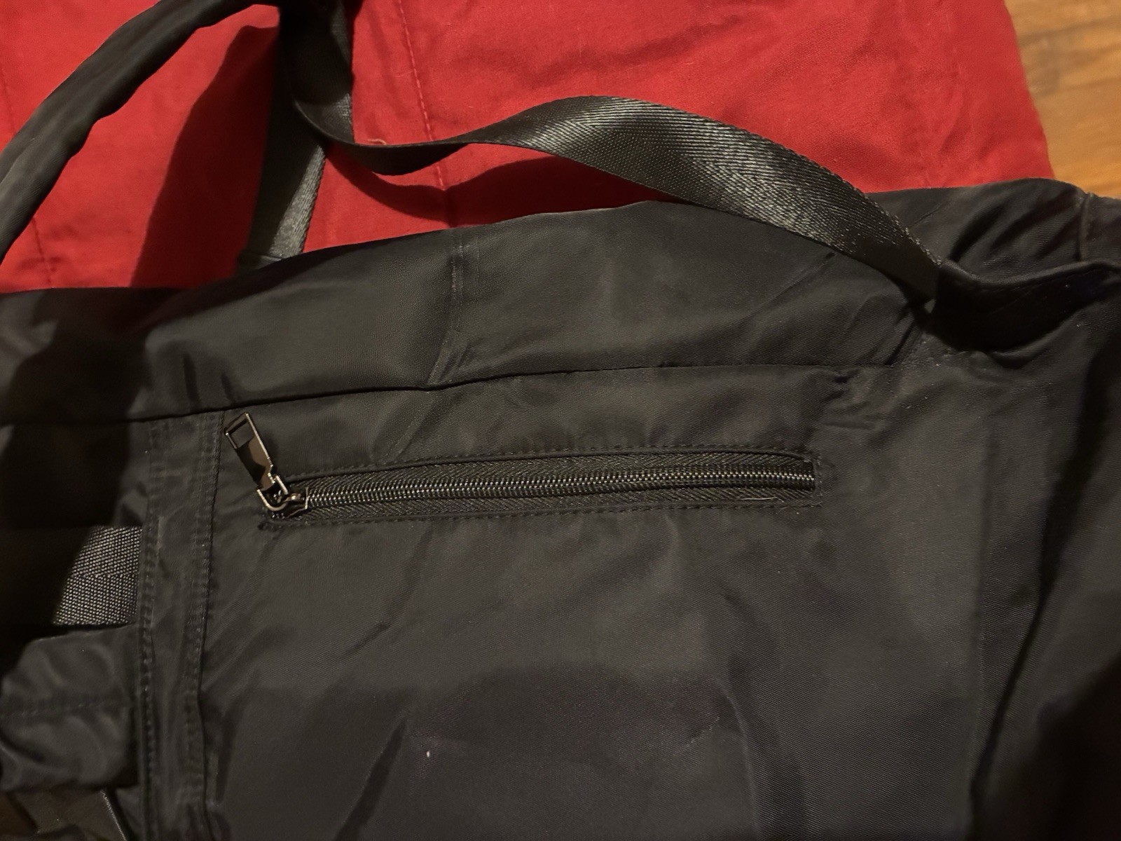 Black Nylon 65L Large Backpack Bag, Zip Closure, 4 Pockets, Model 6294 4