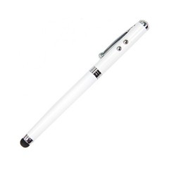 4-in-1 Capacitive Touch Screen Stylus Ballpoint Pen LED Flashlight iPad Pen