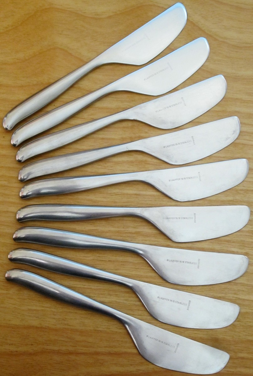 1 or more Lauffer Design 2 Butter Knife 18-8 Stainless Steel Mid Century Modern gallery