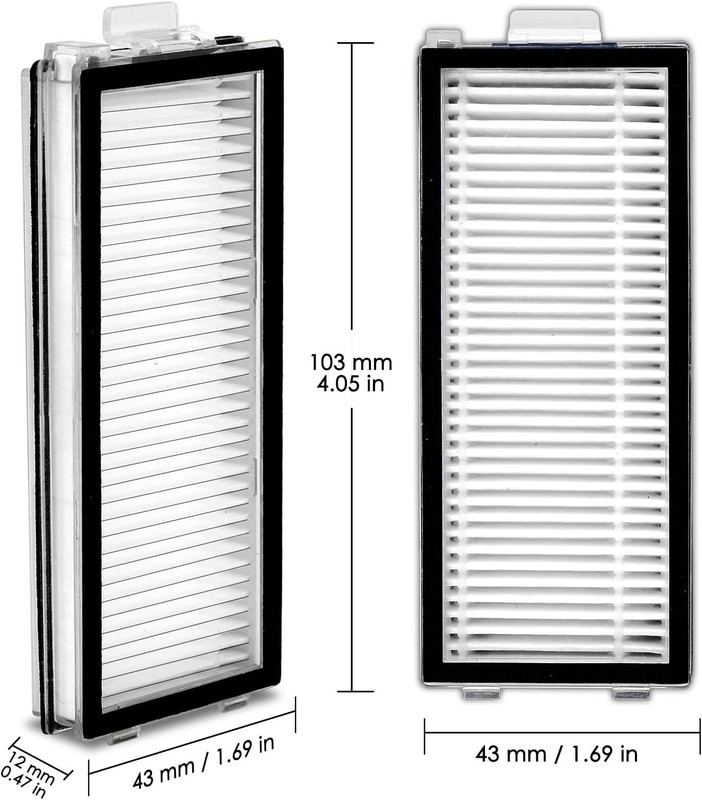 5 Pack Qrevo Master Replacement Filters Compatible with Roborock Qrevo Master gallery
