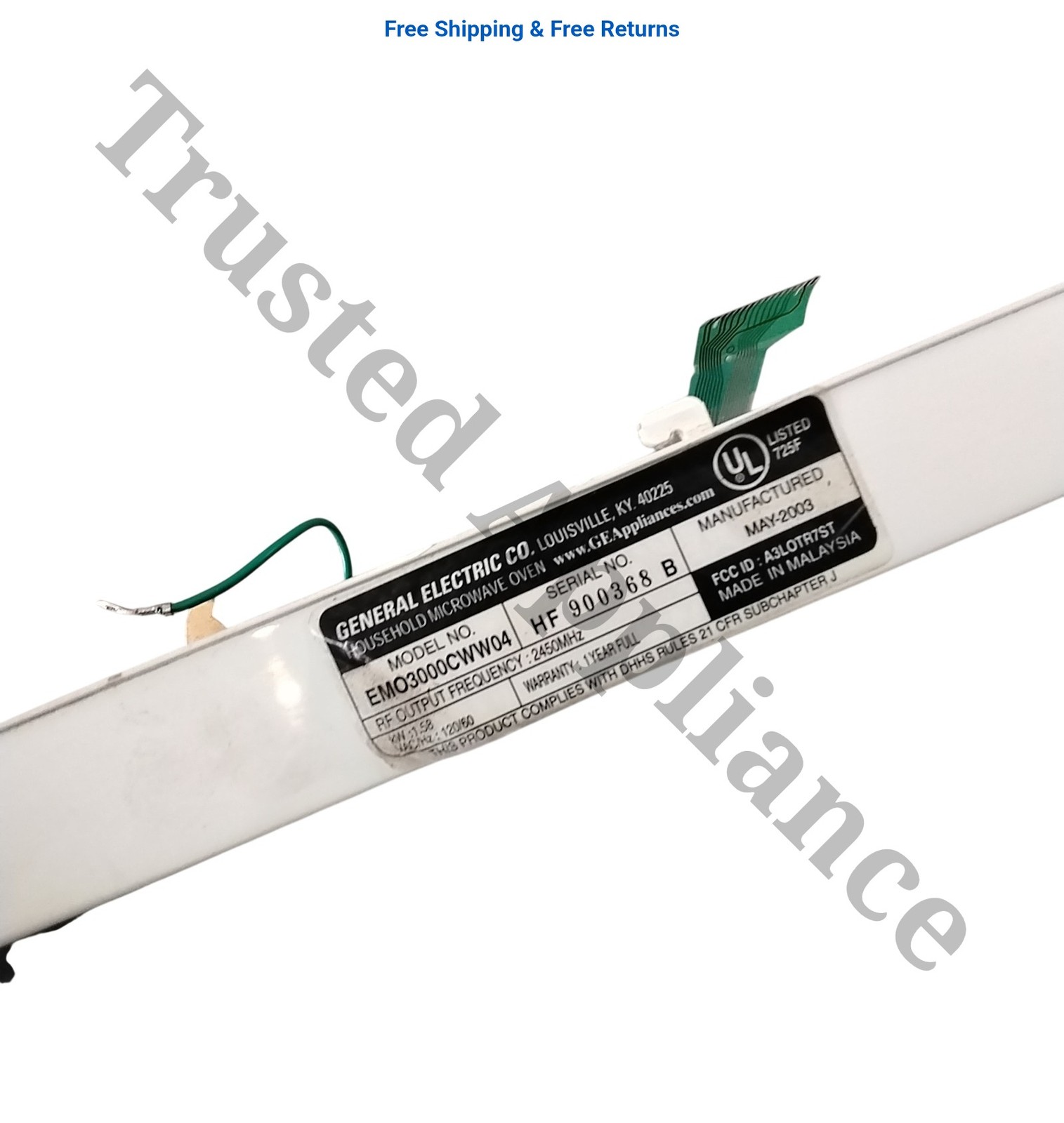 Microwave Control Panel Console em03000cww A, emo3000cww04 White gallery