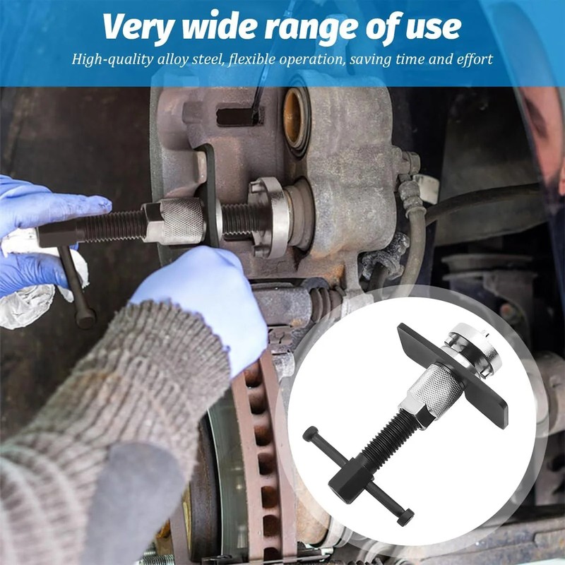 Disc Brake Caliper Piston Rewind Tool Car Rear Brake Pad Wind Back Tool gallery