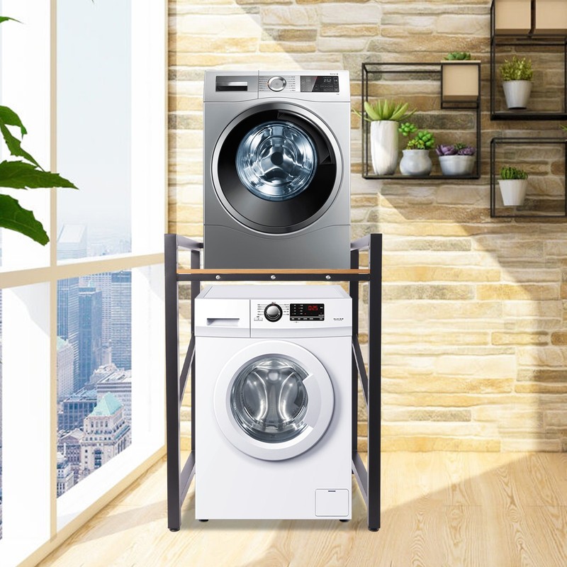 Modern Heavy Duty Washer & Dryer Stacking Rack Stand with Adjustable Design USA gallery