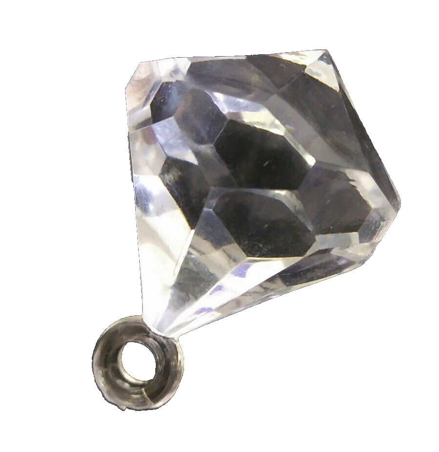 prisms , Acrylic chandelier pointed drop clear 1 3/4 L x 1 1/2"w/1 1/4"D(43C1UP gallery