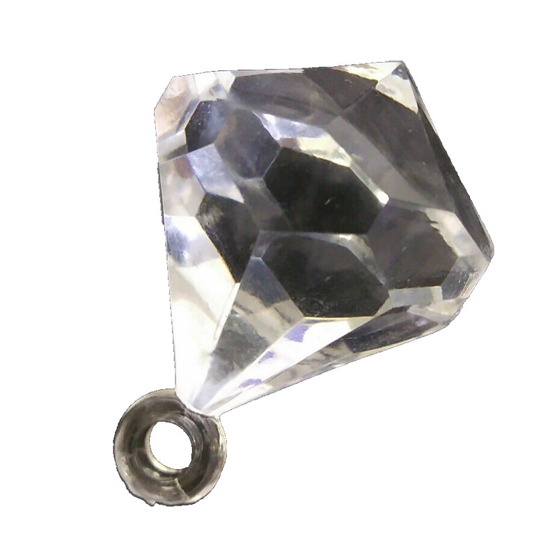 prisms , Acrylic chandelier pointed drop clear 1 3/4 L x 1 1/2"w/1 1/4"D(43C1UP gallery