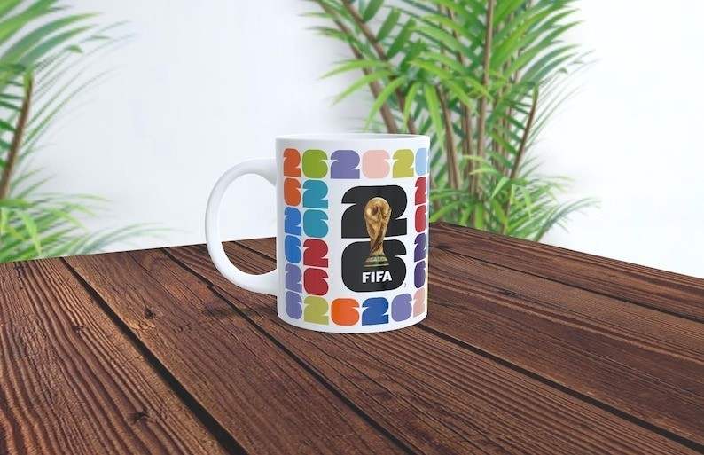FIFA World Cup 2026 Color Block Mug – Cốc Kỷ Niệm World Cup 2026 gallery