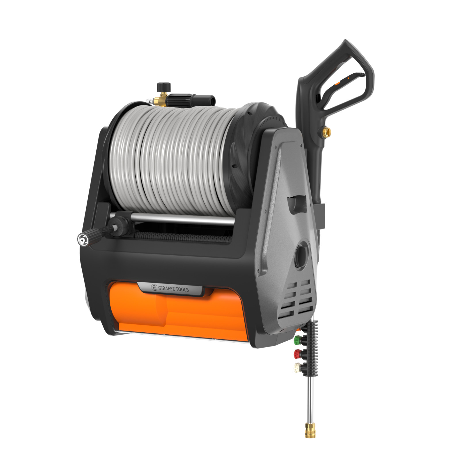 Giraffe Tools Grandfalls Pressure Power Washer Pro Wall Mount Max 3700PSI 1.6GPM gallery