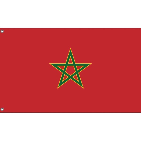Morocco Royal Flag | Unique Design, 3x5Ft/90x150cm gallery