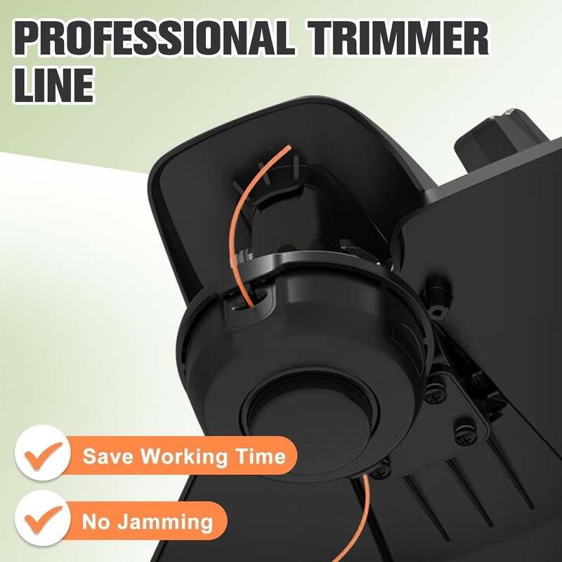 String Trimmer Line Square Orange Heavy Duty Weed Eater String Premium Nylon U gallery