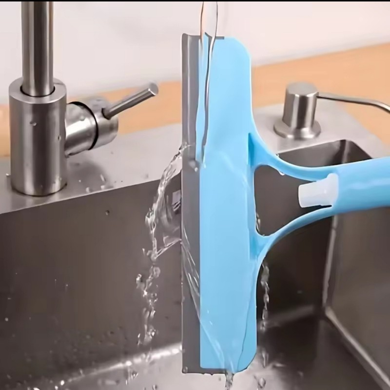 2 in 1 Window Squeegee Cleaner Microfiber Glass Wiper Shower Screen Car... gallery