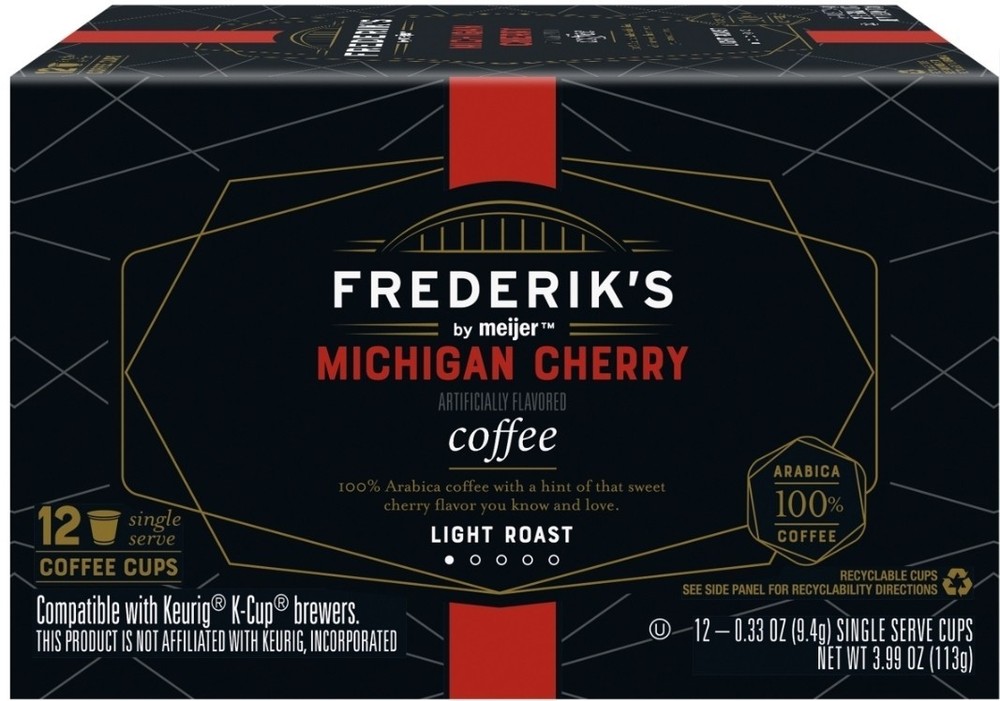 2 Boxes- Michigan Cherry Coffee Light Roast Keurig K Cup Frederik's Meijer 24