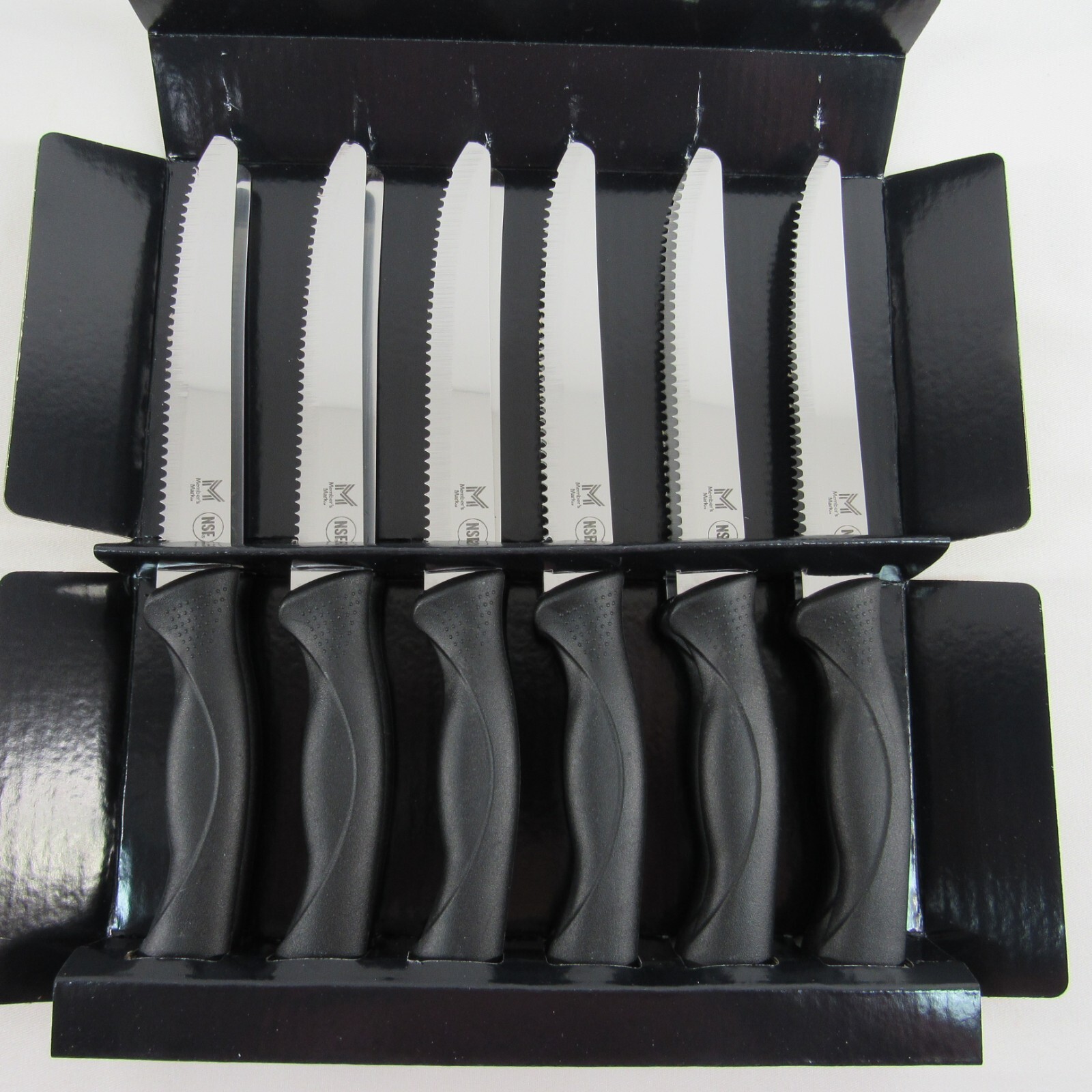 Steak Knives 12 Pieces Box Stainless Steel Flatware Member's Mark Food Service gallery