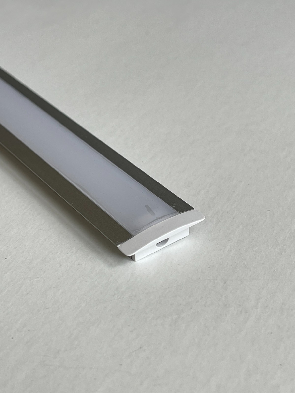 1/2" Recessed Mount Channel for LED Tape Lighting – Low-Profile Design gallery