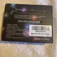 Christmas Multi-Colored Light, 66Ft 200 LED String Light with 4 Modes gallery
