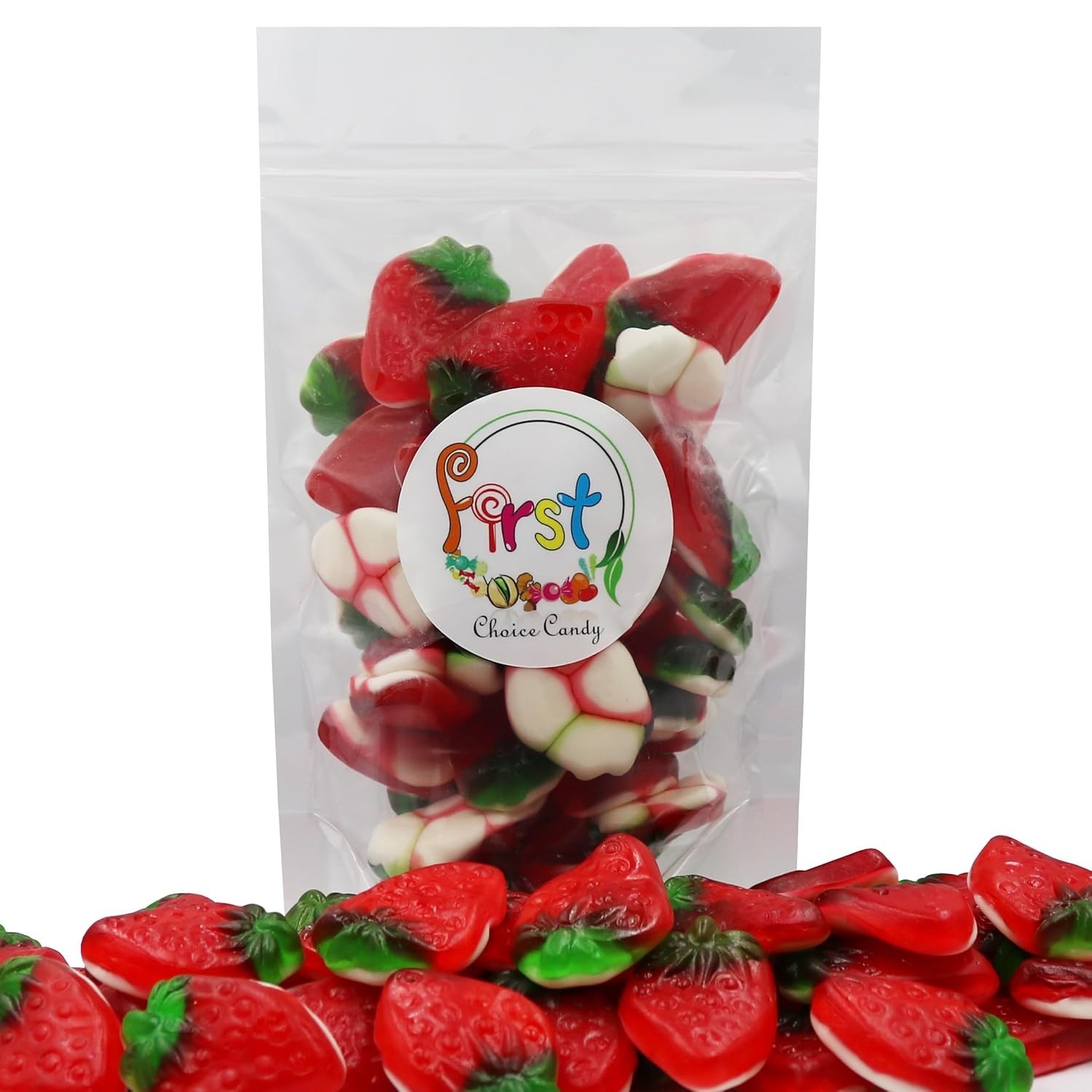 FirstChoiceCandy Strawberry Gummy, Gummie Strawberries With Cream gallery