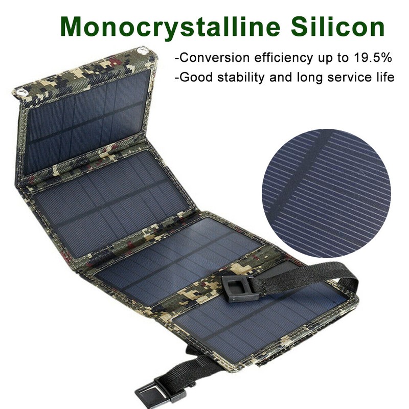 Portable Solar Panel Charger - Fast Charging for Camping, Hiking & Travel gallery