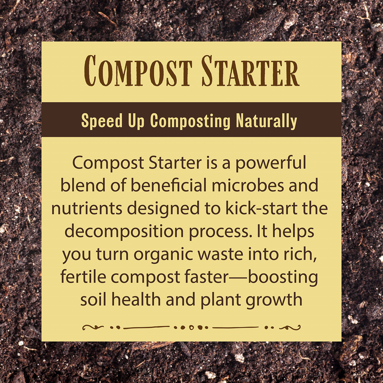 Compost Starter Natural Microbial Blend 4 oz Bottle by Medina gallery