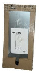 Ikea FIGGJO Dressing Table Mirror Swing BLACK Vanity 25x46cm 9 7/8×18 1/8” New
