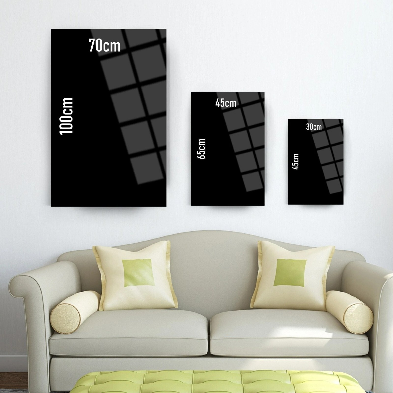 Infinity Glass Wall Art, Easy Installation, Fade Proof Home Decor Wall Art gallery