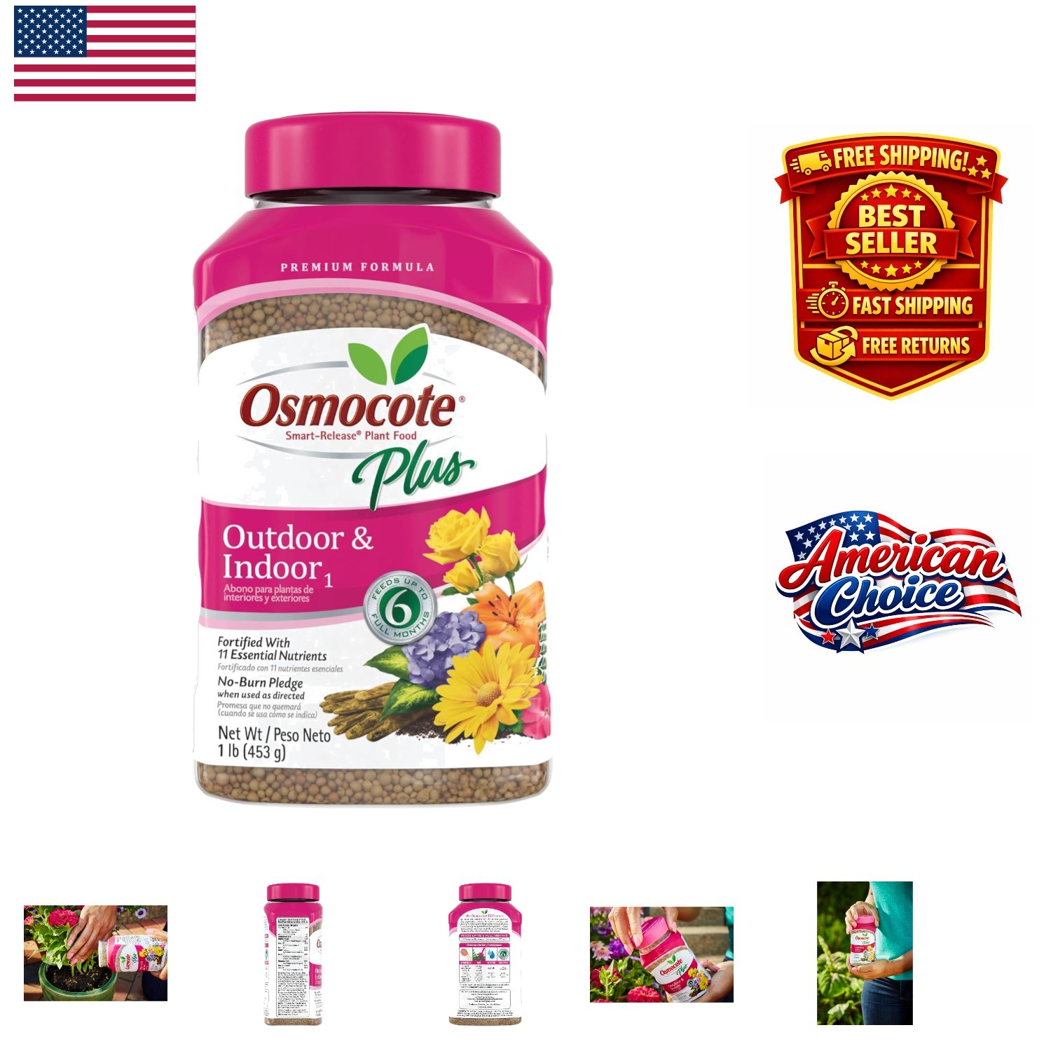Versatile Plant Food for All Varieties: Smart-Release 1 lb Indoor & Outdoor Care gallery