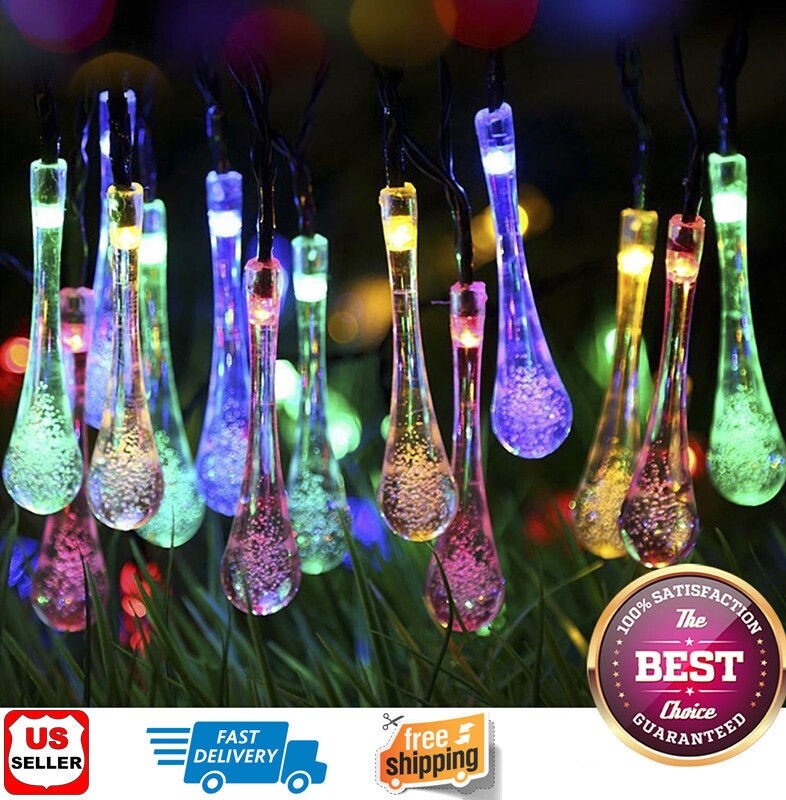Outdoor Solar Powered 30 LED String Light Garden Patio Yard Landscape Lamp Party gallery