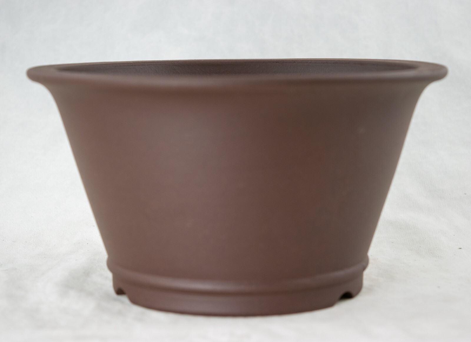 Vintage Round Zisha Cactus & Succulent Planter, Bonsai Pot + Mesh 7.5"x 7.5"x 4" gallery