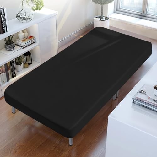 Cot Sheets 31" x 75", Cot Size Sheet Fitted with Cot Sheet 31" x 75" Black gallery